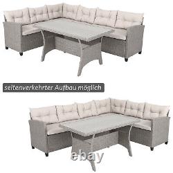 Rattan Garden Furniture Sofa Set & Table Lounge Set Conservatory Patio Outdoor