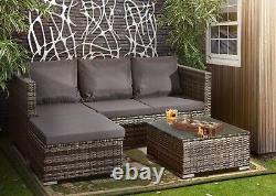 Rattan Garden Outdoor Furniture Set Patio Conservatory Wicker Sofa Table Chairs