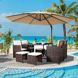 Rattan Garden furniture Rattan Dining Set Outdoor Patio Conservatory Wicker Sofa