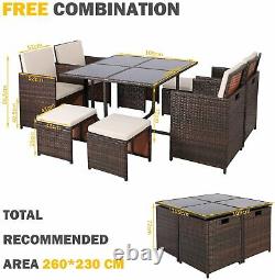 Rattan Garden furniture Rattan Dining Set Outdoor Patio Conservatory Wicker Sofa