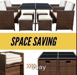 Rattan Garden furniture Rattan Dining Set Outdoor Patio Conservatory Wicker Sofa