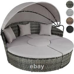 Rattan Sun Island Lounge Furniture Garden Sofa Seating Patio Outdoor USED