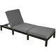 Rattan Day Bed Chair Sun Lounger Recliner Garden Furniture Patio Terrace New