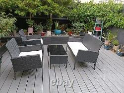 Rattan garden patio furniture set