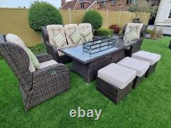 Rattan garden patio furniture sets used