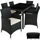 Set Rattan Garden Furniture 6 Chairs Table Dining Roomo Patio Outdoor Wicker New