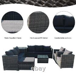 Sfs098 Rattan Garden Furniture Set Sofa Chairs Table Conservatory Outdoor Patio