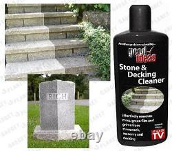 Stone Decking Patio Gravestone Driveway Paving Step Garden Furniture Cleaner