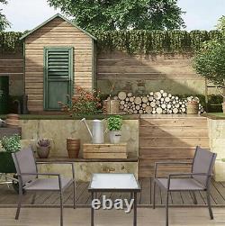 Stream Garden Furniture Set 2 Seater, Indoor Outdoor 3 Piece Patio Set + Table