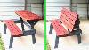 Table Bench Outdoor Furniture Woodworking How To