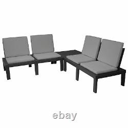 Table and Chairs Garden Patio Furniture Set 4 Seat Outdoor Garden Furniture Set