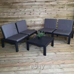 Table and Chairs Garden Patio Furniture Set 4 Seat Outdoor Garden Furniture Set