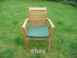 Teak Garden Furniture Antibes Giant Oval Stacking Quality Humber Teak Patio