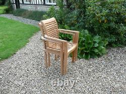 Teak Garden Furniture Antibes Giant Oval Stacking Quality Humber Teak Patio