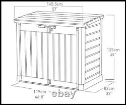 Wheelie Bin Storage Box Keter Garden Outdoor Patio Furniture Shed EXTRA LARGE