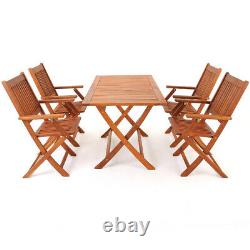 Wooden Dining Set Sydney Garden Chair Table Furniture Outdoor Patio Conservatory