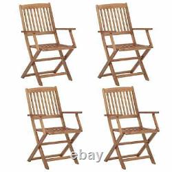 Wooden Garden Furniture Set 4 Seater Dining Outdoor Table Chairs Hardwood Patio