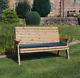 Wooden Garden Furniture Wooden Garden Bench Solid Patio Set 3 Seater