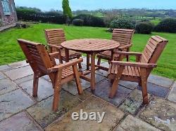 Wooden garden furniture Wooden garden table and chair set Solid Patio Set