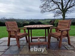 Wooden garden furniture Wooden garden table and chair set Solid Patio Set