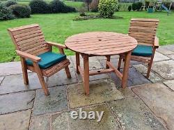 Wooden garden furniture Wooden garden table and chair set Solid Patio Set