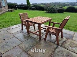 Wooden garden furniture Wooden garden table and chair set Solid Patio Set