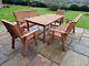 Wooden Garden Furniture Wooden Garden Table And Chair Set Solid Patio Set Sits 8