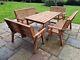 Wooden Garden Furniture Wooden Garden Table Dining Set Solid Patio Set Sits 10